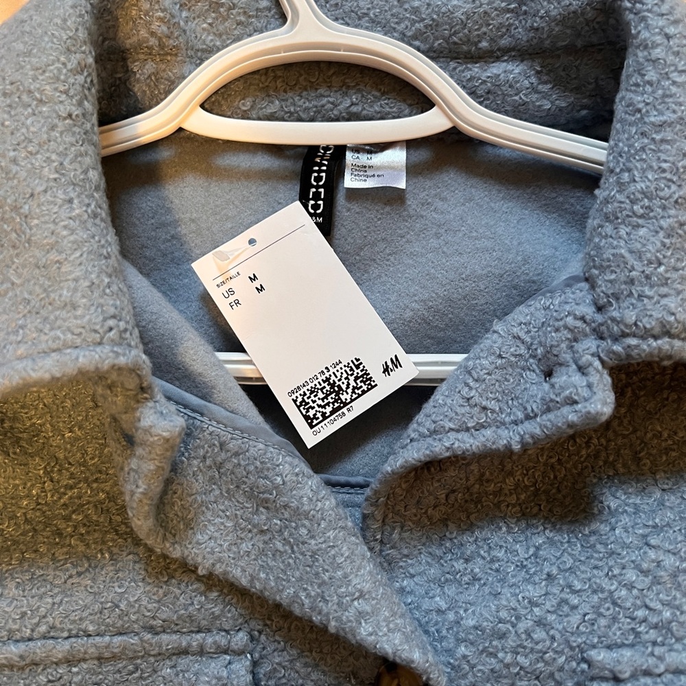 H&M Baby Blue Shacket
